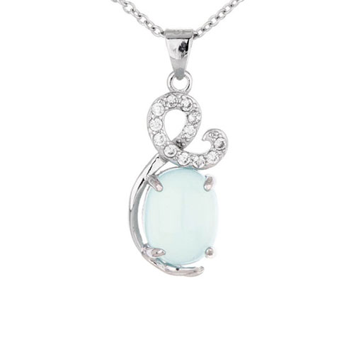 pendentif femme argent zirconium diamant 8300330