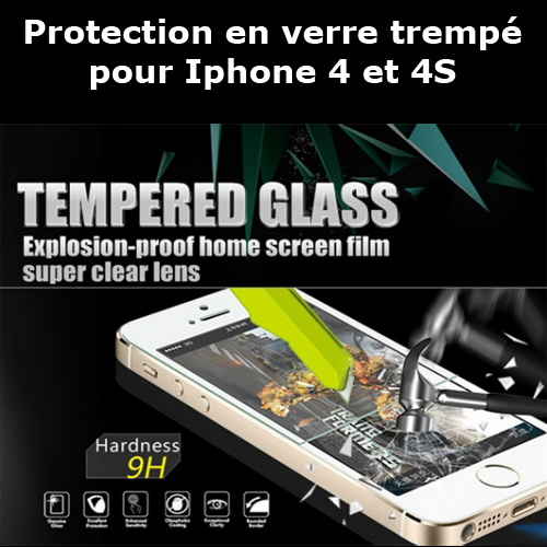 protection verre trempe iphone4