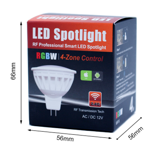 spot led RGBW 4W RF SPRGBW4W5055 pic4